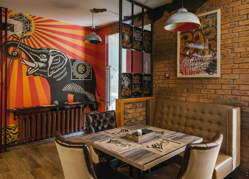 Проект для клиента Elephant Street ресторан, г. Самара от CorsaStyle